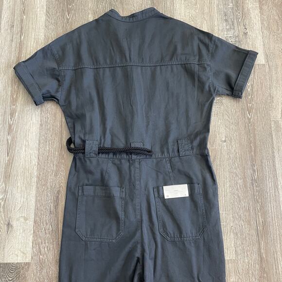 NWT AG Adriano Goldschmied Emery Jumpsuit in Sulfur Black - Size: Small - Picture 10 of 13